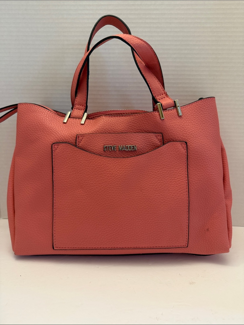 Steve Madden Bparker Satchel in Coral